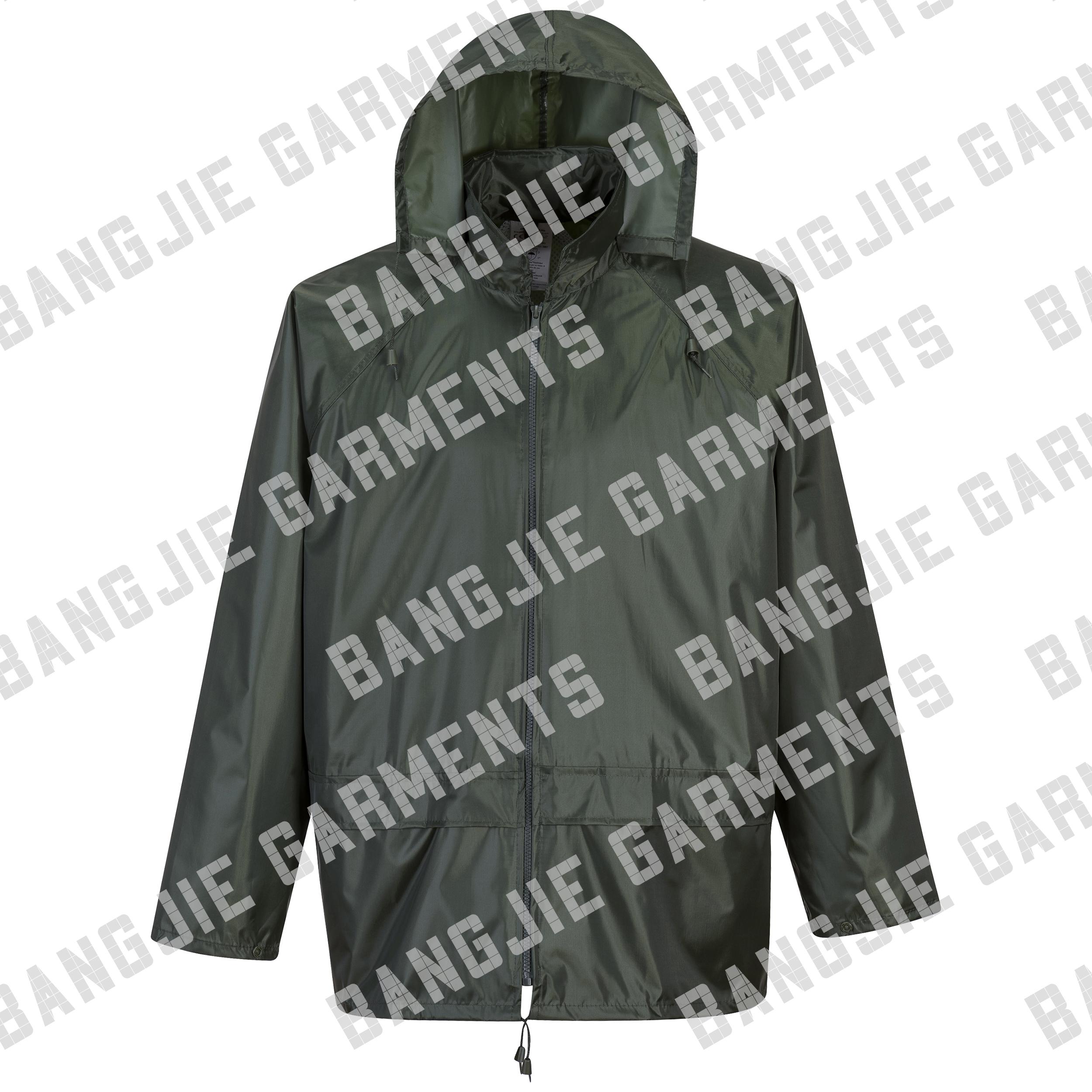 polyester/PVC Rain Jacket