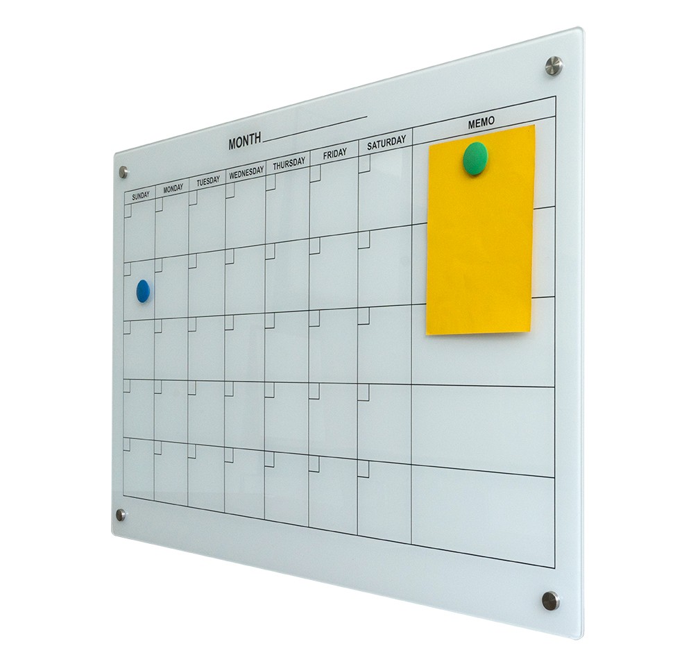 磁性月历玻璃板