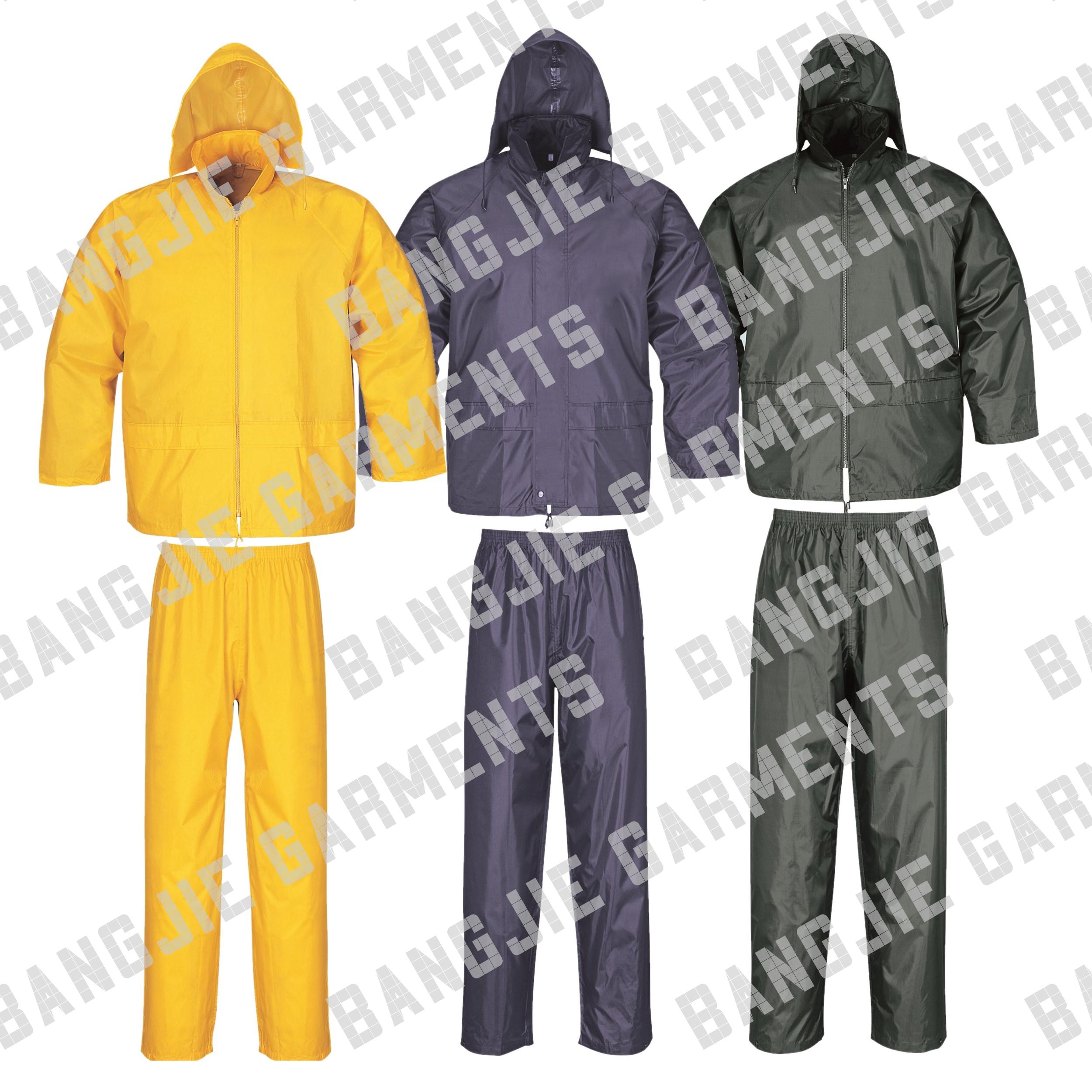 polyester/PVC Rain Suit